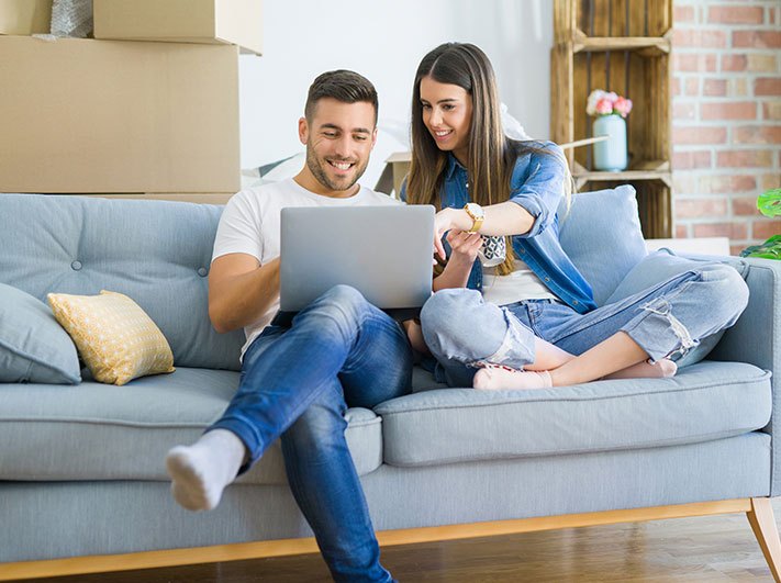 Property owner reviewing a home